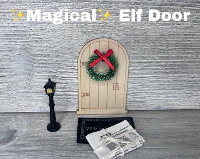 Magical Elf Door for Christmas/elf Scene/elf Prop/christmas Prop - Etsy