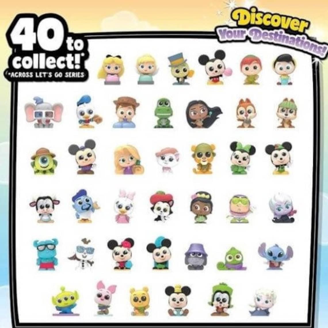 UPDATED Let's Go Disney Doorables/disney Etsy