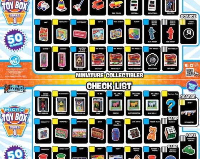 Micro Toy Box Series 2 Toys Etsy