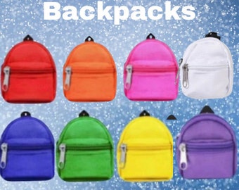 Restocked! Zippered Backpacks for Elves and Dolls/Elf Accessory