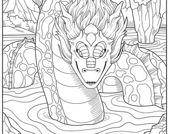 Dragon-Love Coloring Pages