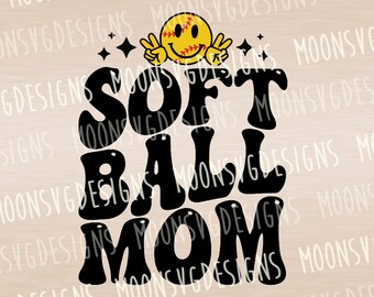 Softball mom SVG, Softball SVG, Softball cheer SVG, iron on file, Cut file for personal and commercial use.