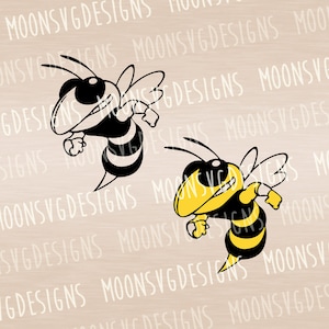 Hornissen SVG, Sport SVG, Aufbügeln, Schnittdatei für den persönlichen und kommerziellen Gebrauch