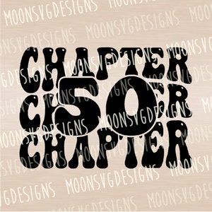 Chapter 50 SVG, 50th Birthday SVG, 50 Birthday Shirt, Iron on file, Cut file for personal and commercial use.