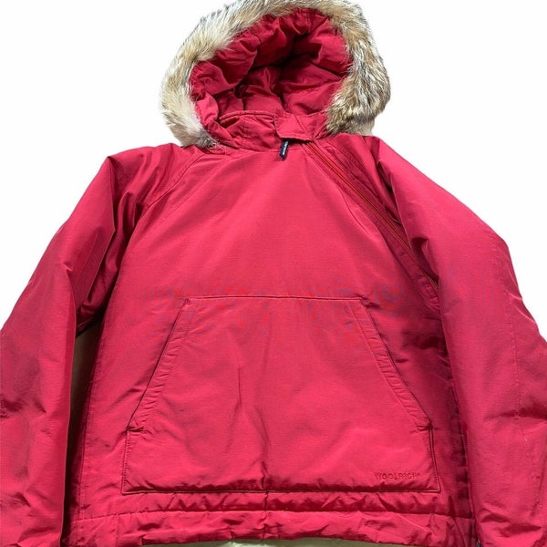 Woolrich Down Puffer Jacket with Real Fur Hood H2