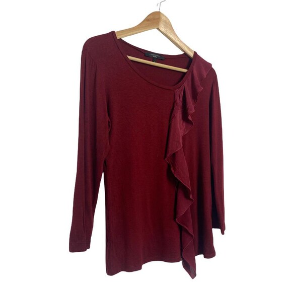 Vintage Burgundy Max Mara Womens Stylish Weekend … - image 3