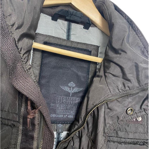 Vintage Retro Brown Dekker Mens Chaqueta impermeable de manga Etsy España