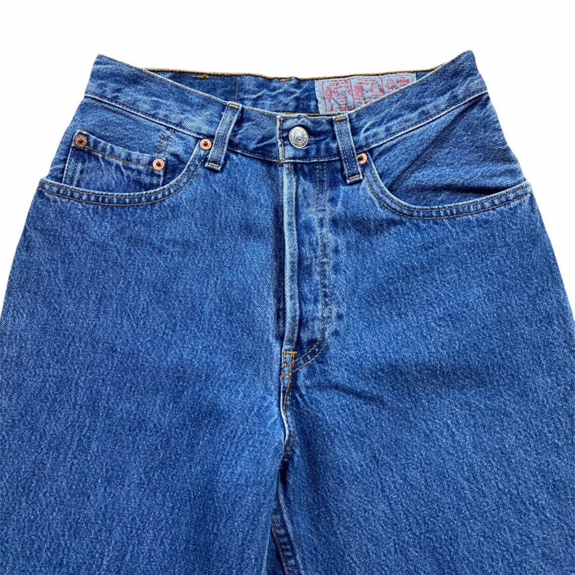 Vintage Levis 901 Wide Leg Straight Flare Denim Jeans | Etsy