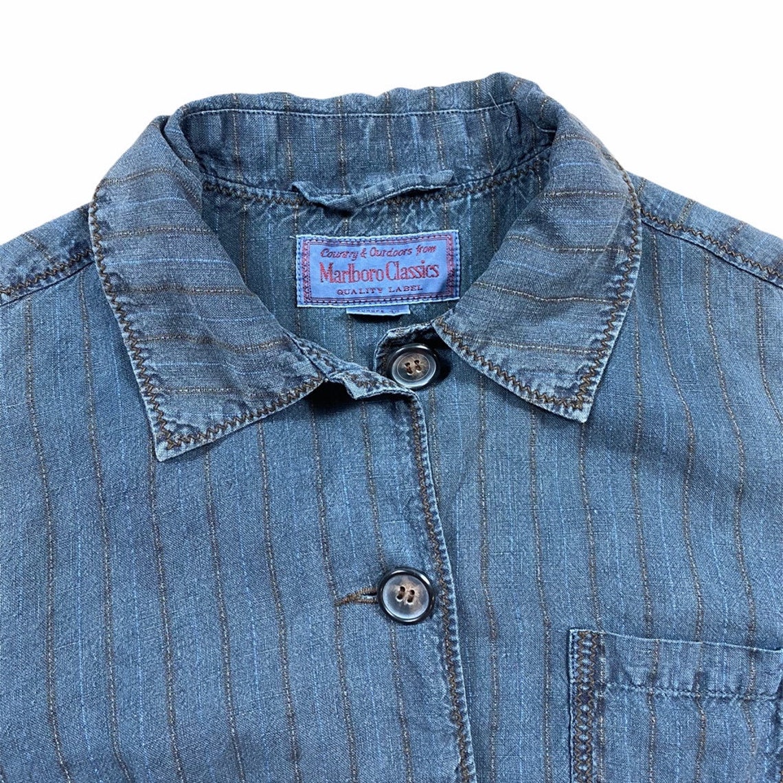 Chaqueta Vintage Marlboro Classic Blazer Etsy España