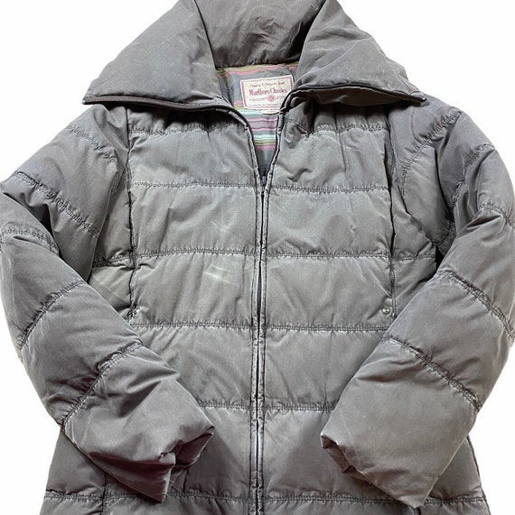 Marlboro Classic Puffer Brown Coat 