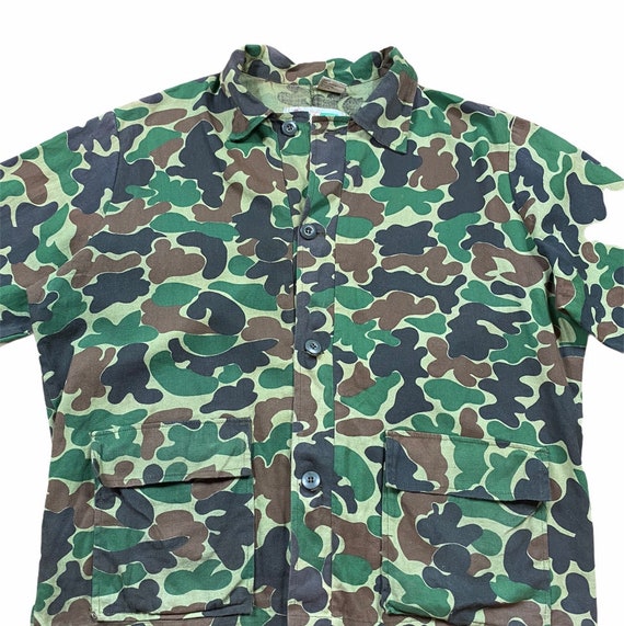 Vintage Game Winner Camouflage Shirt Shacket H3 - image 2