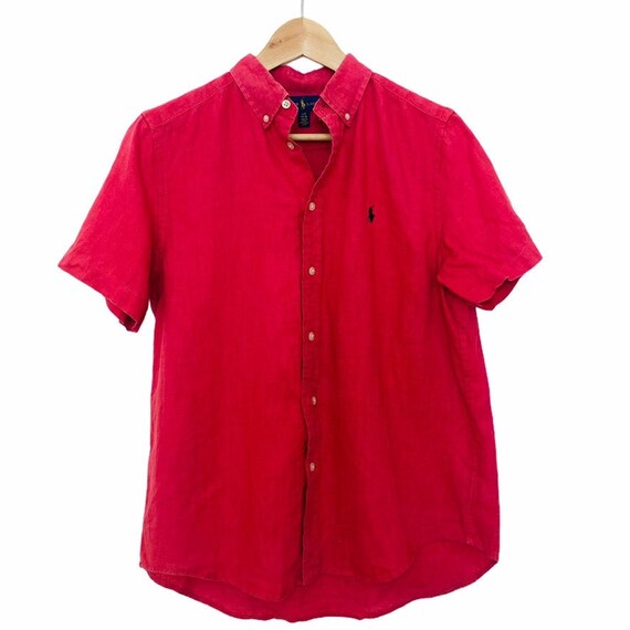 Pink Ralph Lauren Short Sleeved Summer Shirt Etsy