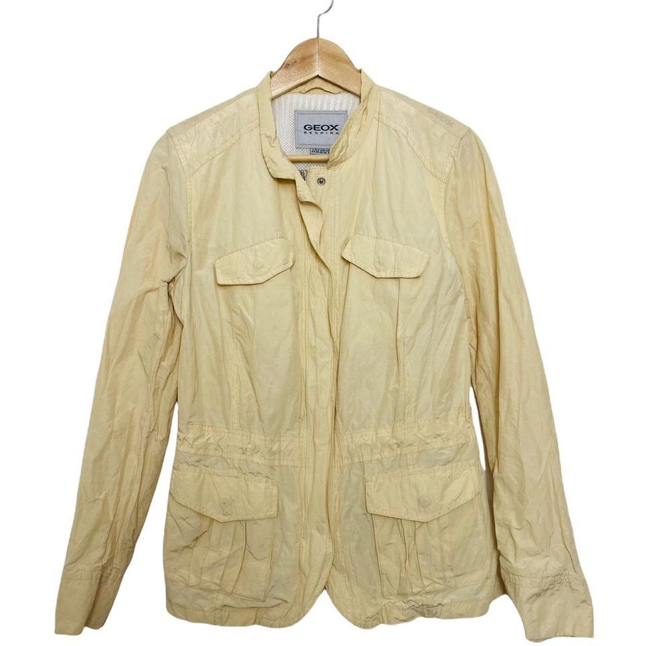 mond gras gids Vintage Retro Geox Women Cream Yellow Jacket With Embroidered - Etsy