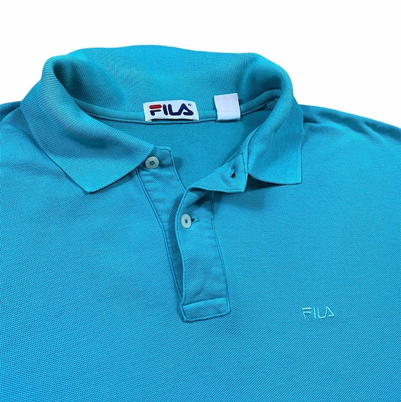 Teal top fila shirt