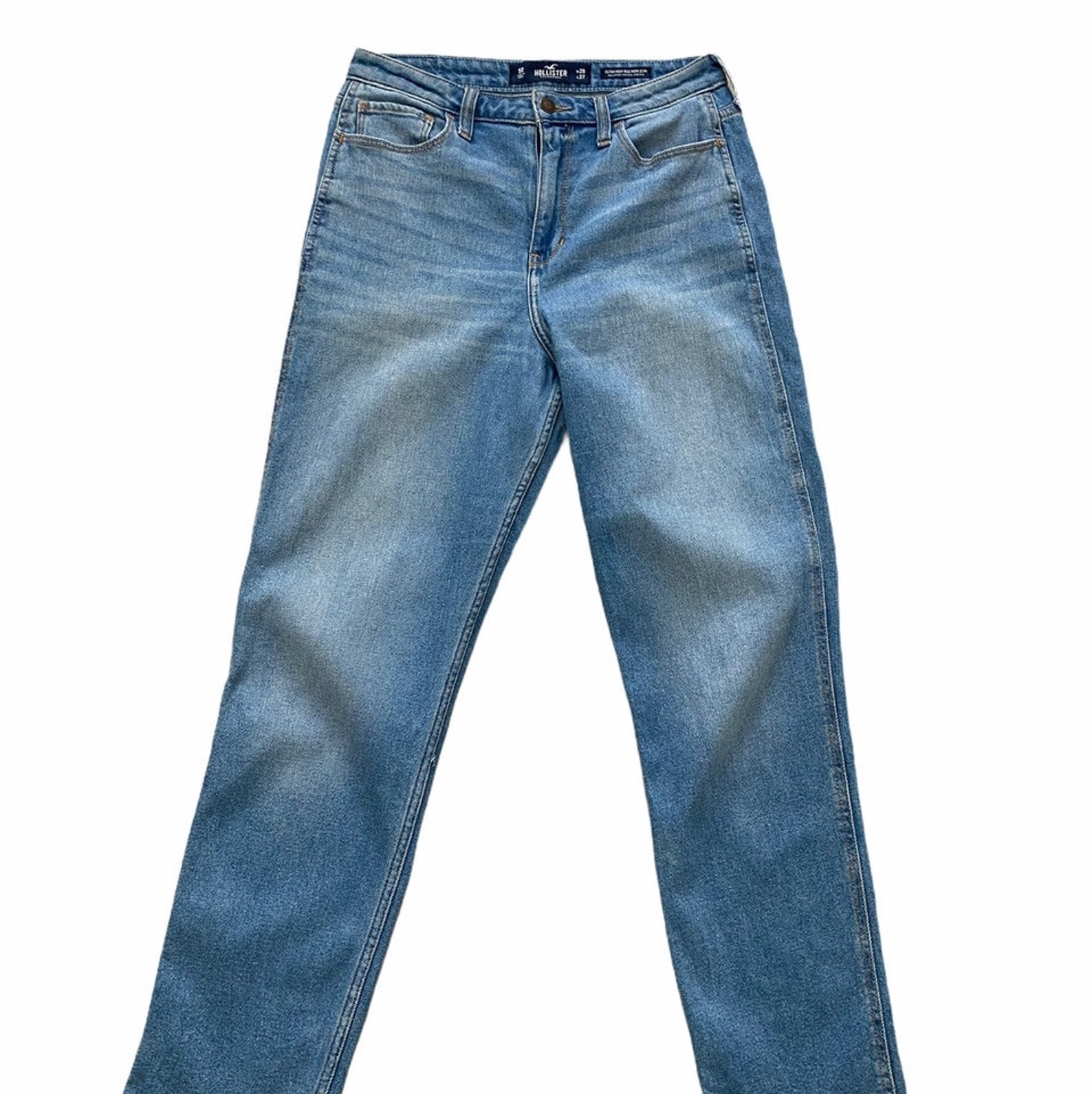 mom jeans hollister