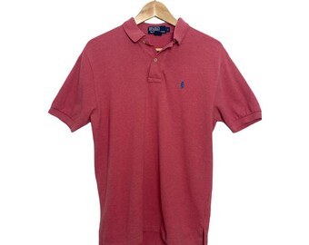 salmon colored polo