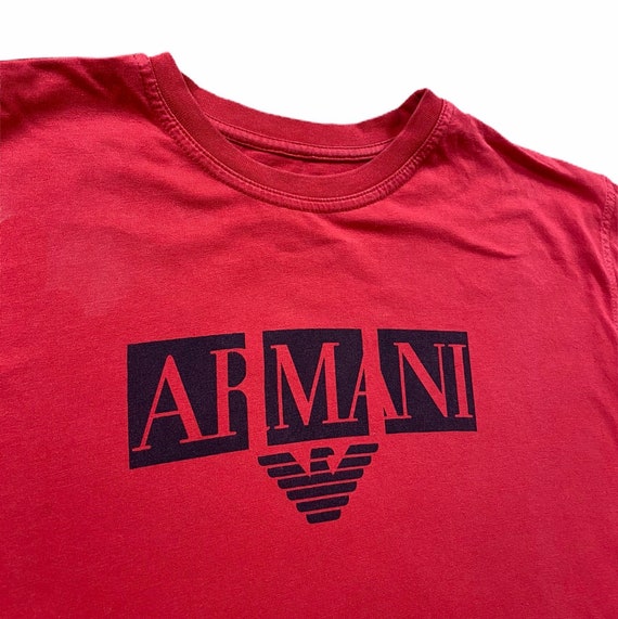 Armani Spellout T Shirt - image 3