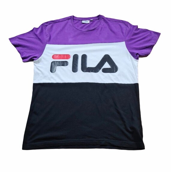 Fila colour hotsell block t shirt