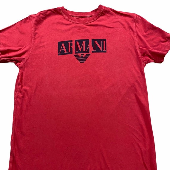 Armani Spellout T Shirt - image 1