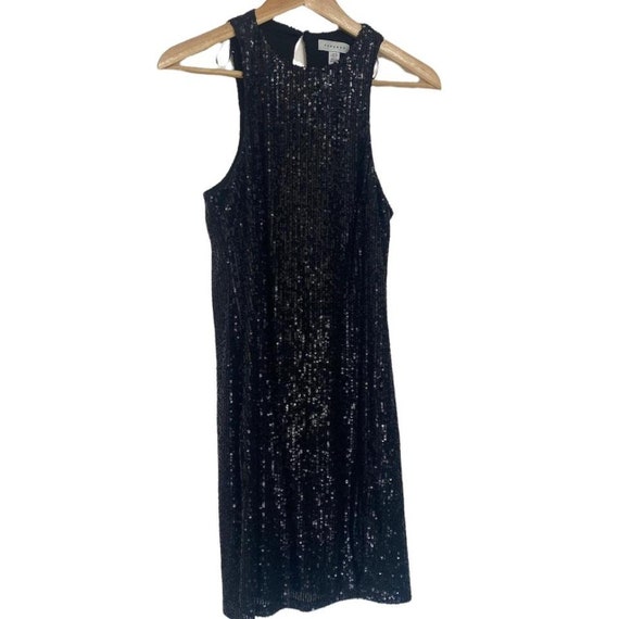 Topshop black hotsell sequin dress