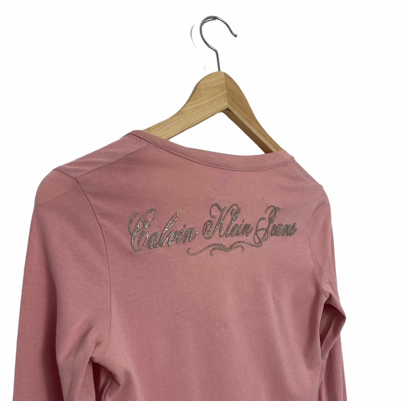 - Klein Sleeve Pink Calvin Long Etsy T Shirt