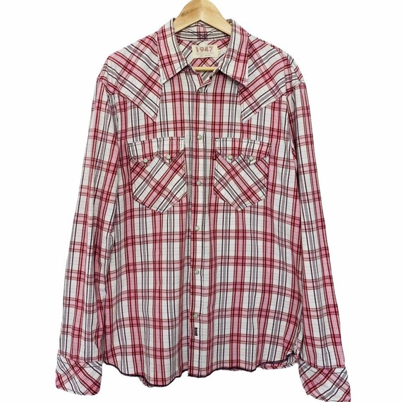 Levis tartan t shirt Clearance