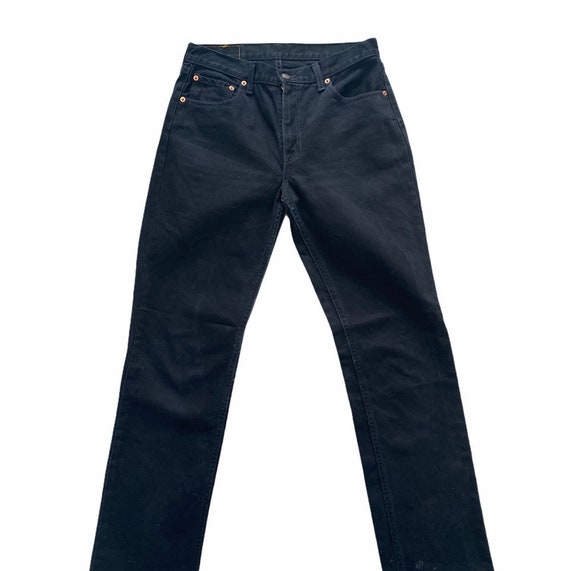 Vintage Levis 595 Black Denim Jeans - Etsy
