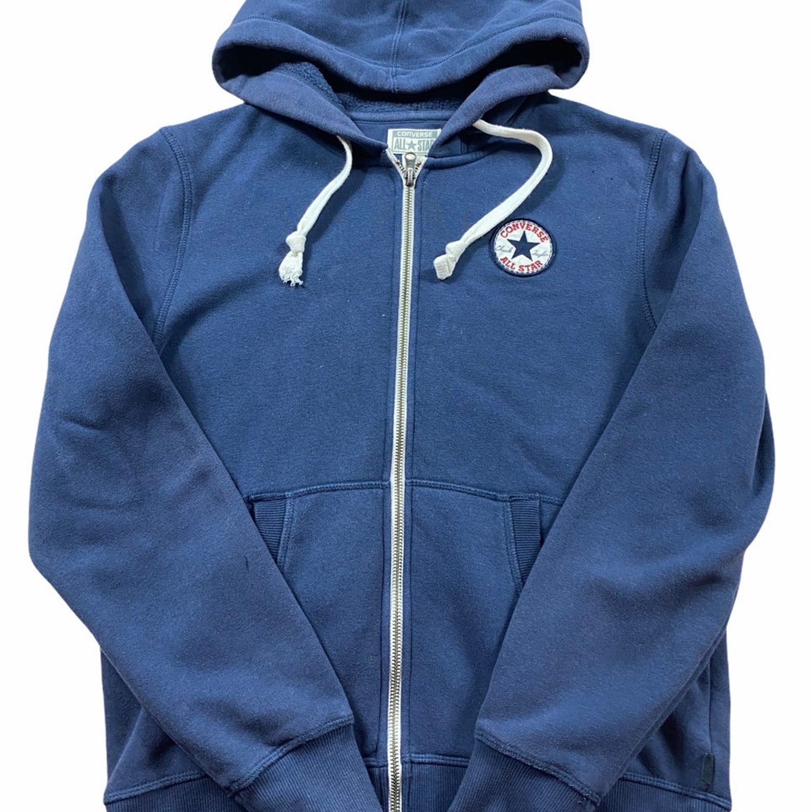 Converse Zip Up Hoodie Etsy
