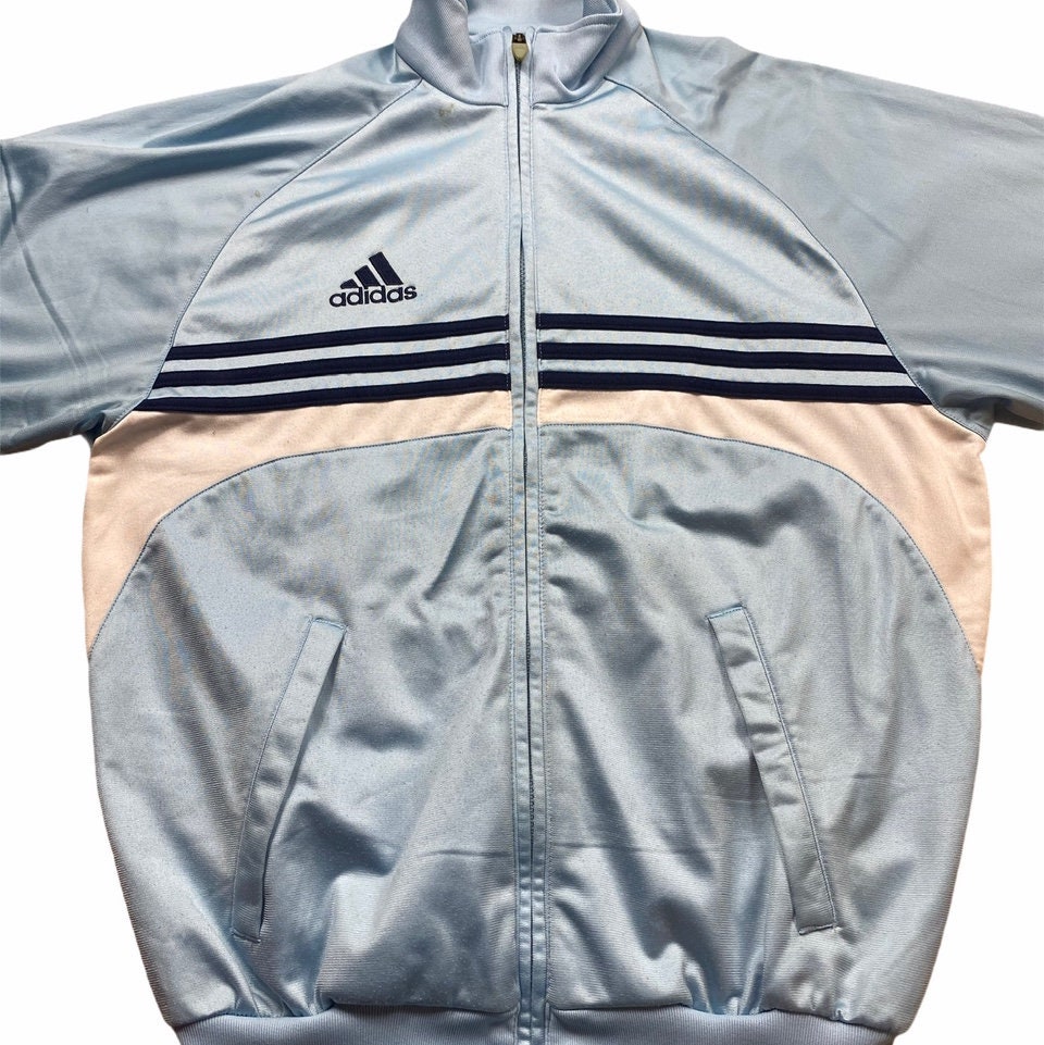 Adidas Original Zip Up Track Jacket Etsy