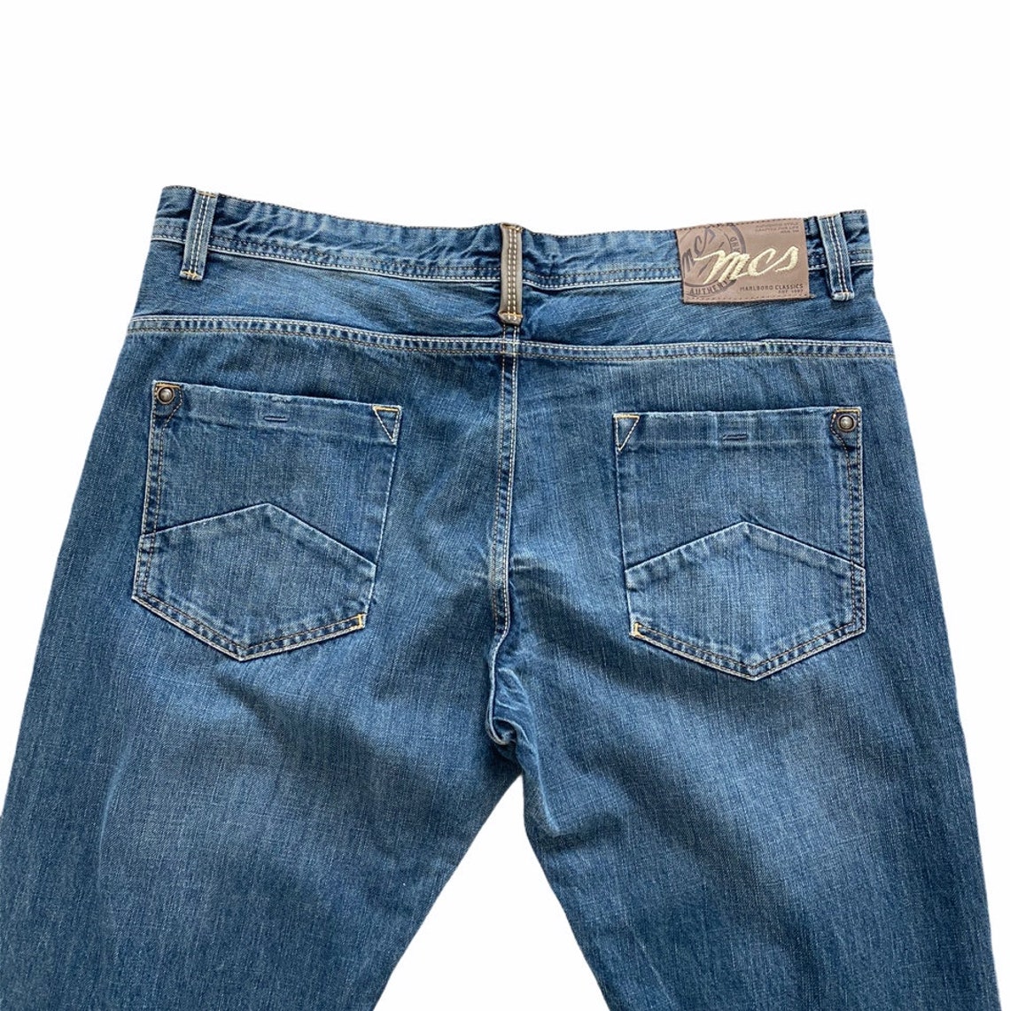 Marlboro Classics Straight Leg Jeans Etsy