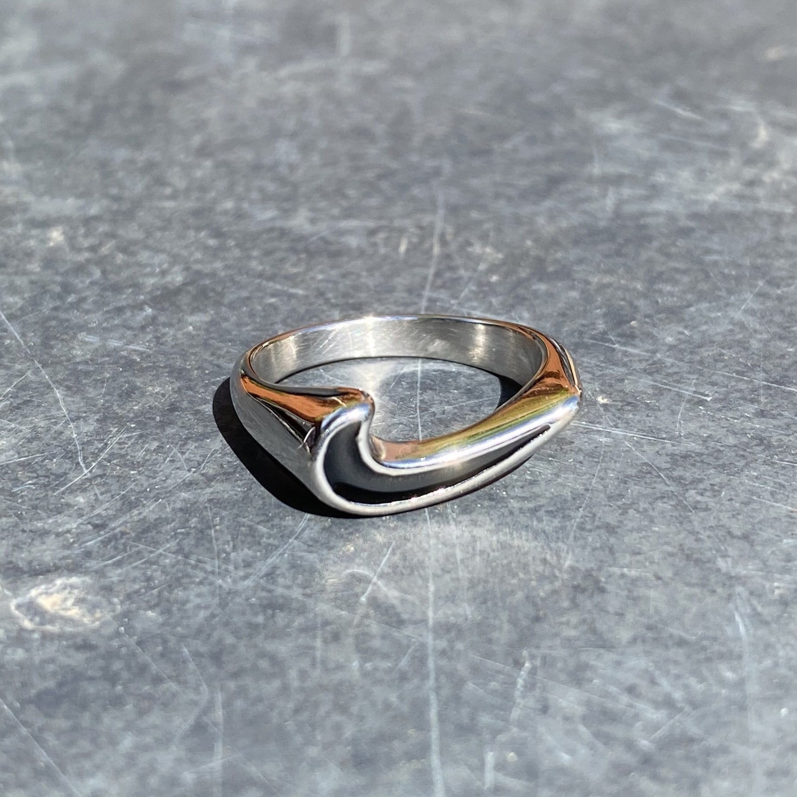 Silver Nike Swoosh Ring Birthday Anniversary Gift for Etsy
