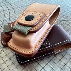 PDF pattern, STLs, and instructions for wet molding Buck 110/medium multitool sheath (Leatherman Fuse/Wingman)