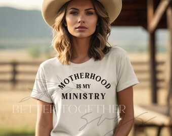 Motherhood is My Ministry SVG | Christian mom | Motherhood | Mothers Day | Mom shirt | gifts for mom | Motherhood SVG | Christian Shirts