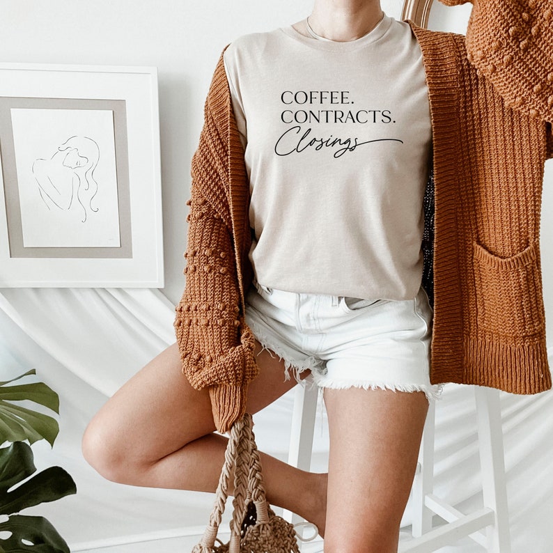 SVG Coffee Contracts Closings Real Estate Svg, Real Estate Design