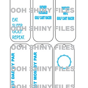 Golf Tee Holder File Digital, SVG, Laser, Glowforge image 4