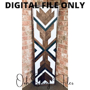 Large Patterned Porch Sign DIGITAL FILE - Mozaic, Quilt, Pattern, Geometric, Tiled