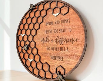 Honey Bee Difference - Laser, SVG, Welcome, Digital Sign