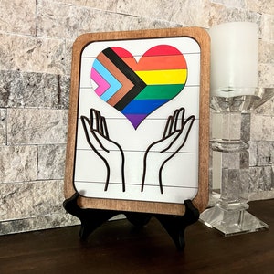 Progress Pride Sign - TÉLÉCHARGEMENT NUMÉRIQUE, laser, svg, numérique, fichier