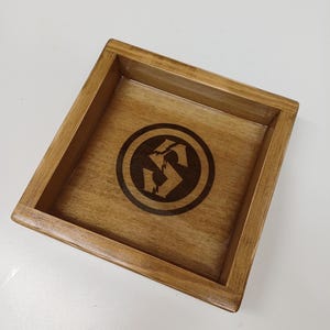 Custom Engraved Wooden Dice Tray - Handmade Wargaming Gift Warhammer 40k and other tabletop games image 16