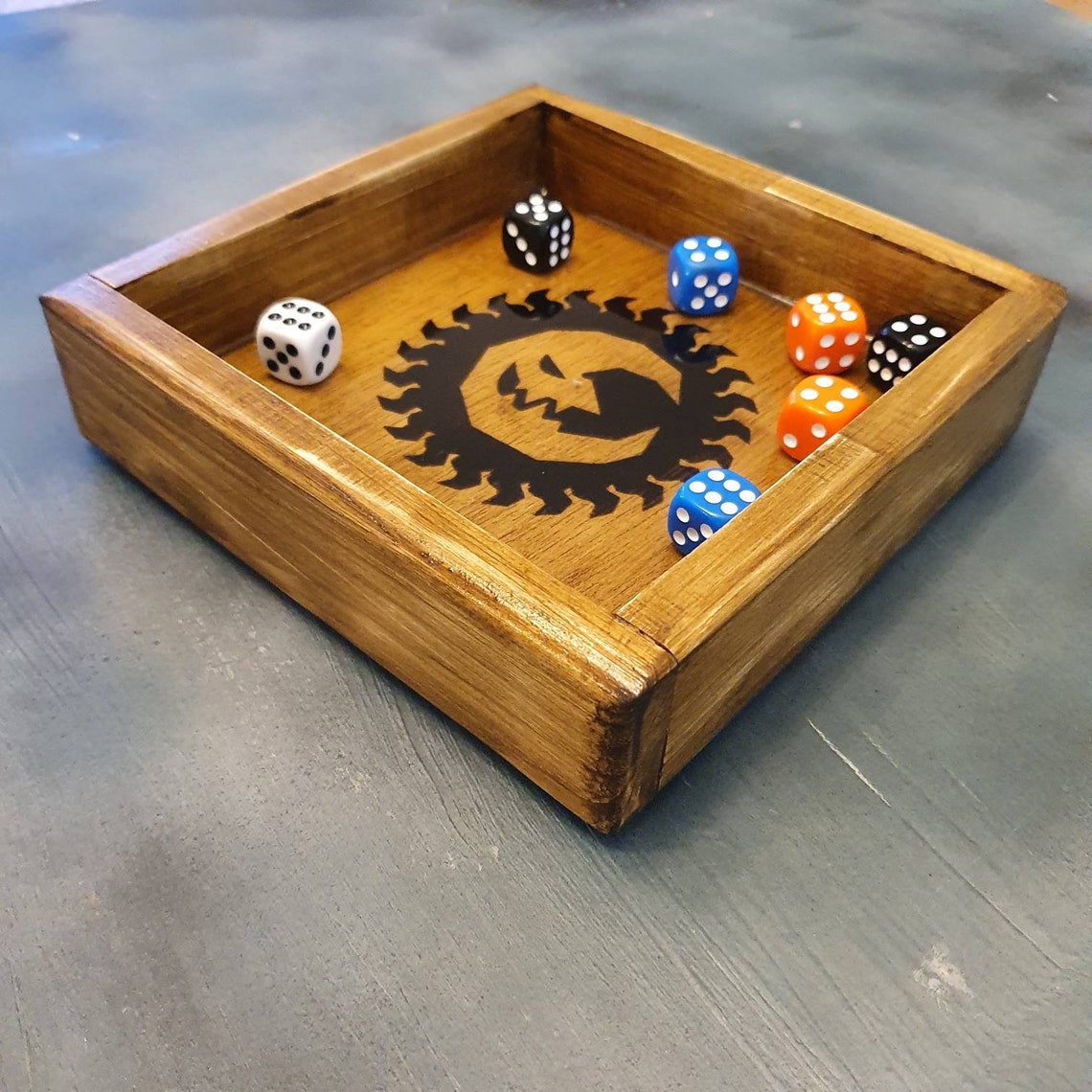 Ork Dice Tray 40k Wooden Handmade Roleplaying Wargaming Etsy UK
