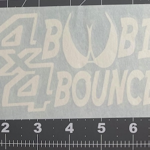 Boobie Bouncer Decal for Jeep Decals Car Truck Window Custom