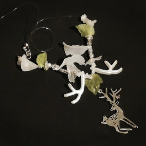 Forest Stag Necklace | Bohemian/Hippie | Nature/Forest | Handmade