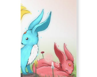 Final Fantasy Carbuncle Notebook, A5 Softcover Journal, Gaming Gift