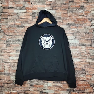 Vintage Butler Bulldogs Football University Hoodie Butler Sweatshirt Butler Pullover Butler Sweater Embroidery Logo Blue Color Men’s Fit M