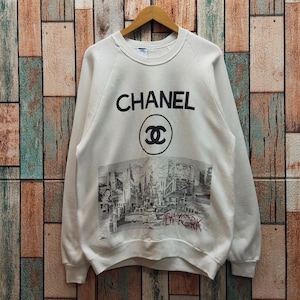 Chanel Logo Sweatshirt - Etsy
