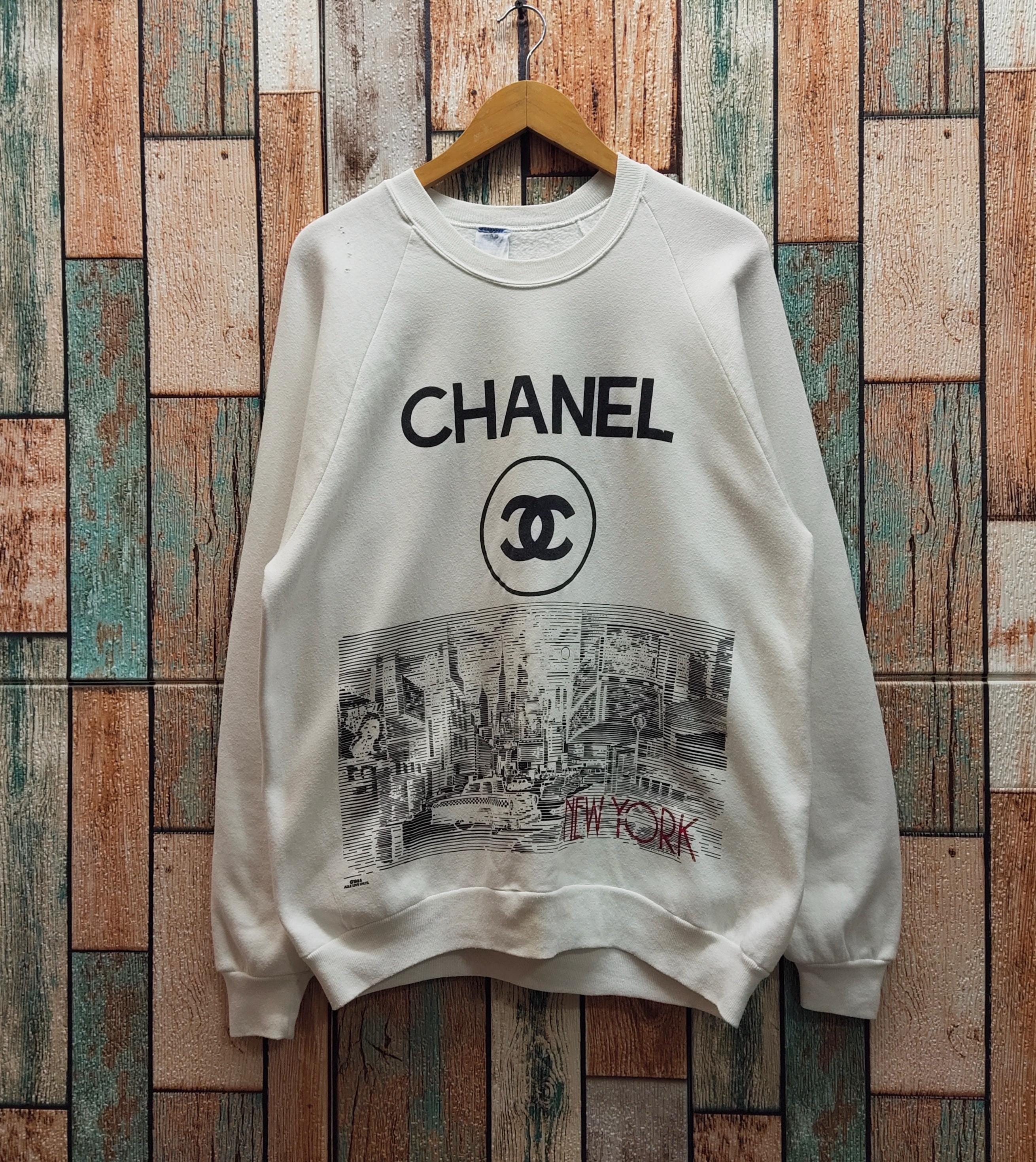 Chanel Logo Sweatshirt - Etsy