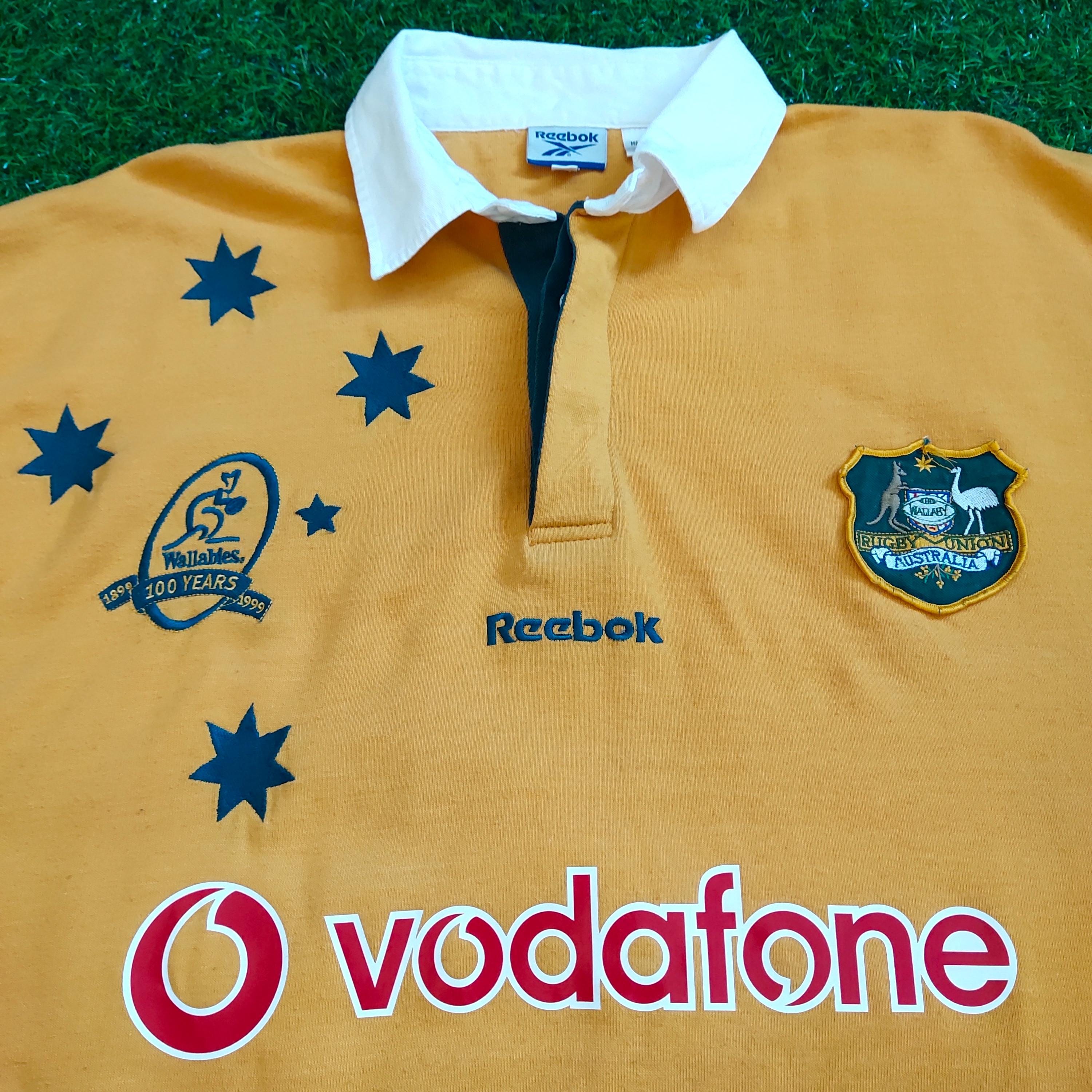 RARE Vintage 90s Australia Centenary Rugby Union Long Sleeve