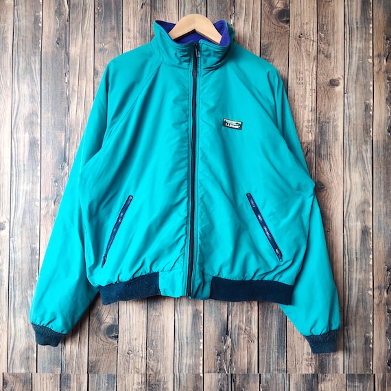 Vintage 90s Distressed L.L Bean Jacket L.L Bean Fleece L.L Bean