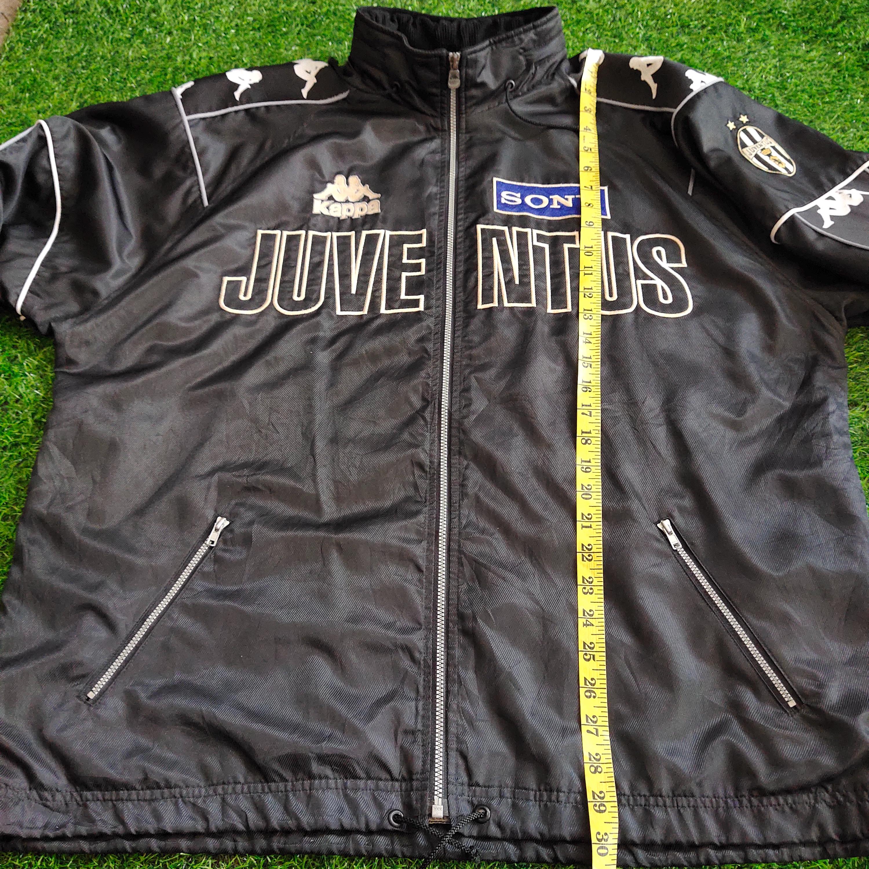 RARE Vintage Distressed Juventus Football by Kappa Side Tape Track