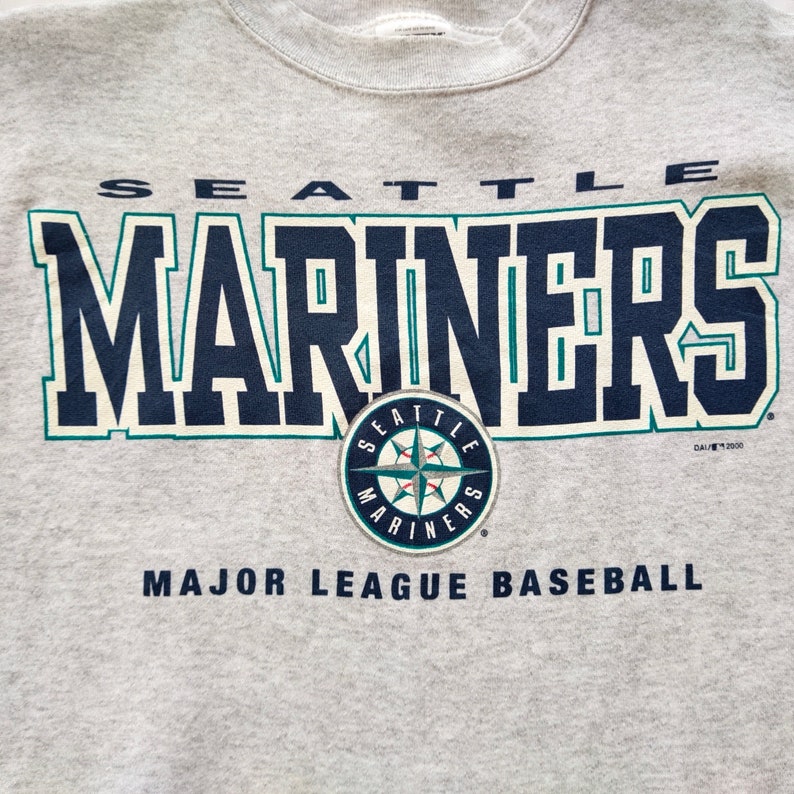 Vintage 90s Seattle Mariners Baseball Sweatshirt Mariners Crewneck